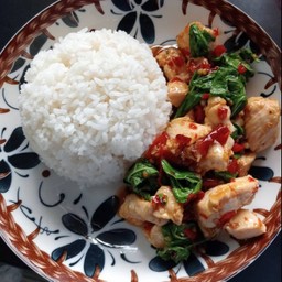 ข้าวกระเพราไก่