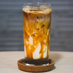 Iced Caramel Caffe Latte