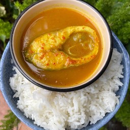 ข้าว + แกงเหลืองปลากะพง