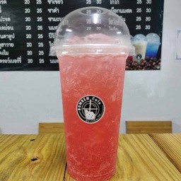 สตอเบอรี่โซดา(เย็น)