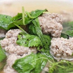 ต้มจืดหมูสับ ใบกระเพรา