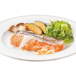 [อร่อยซ่ากับโค้ก] แซลมอนสเต็ก +  โค้ก ออริจินัล (กระป๋อง) 