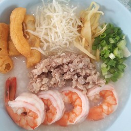โจ๊กหมูสับ,กุ้ง