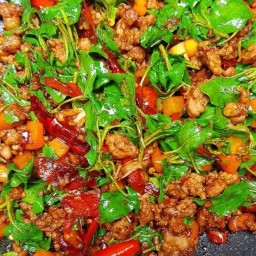 อั๊ว.กะเพราพริกแห้ง