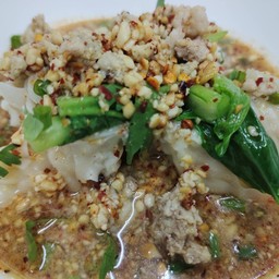 เกี๊ยวกุ้งต้มยำมะนาวสด