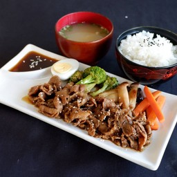 Pork Teriyaki Don ข้าวหมูเทริยากิ พร้อมซุป