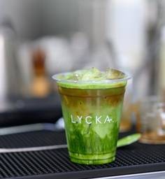 espresso matcha latte
