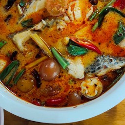 ต้มยําปลานิลน้ําข้น