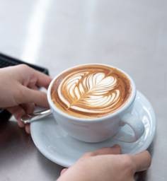 hot cappuccino