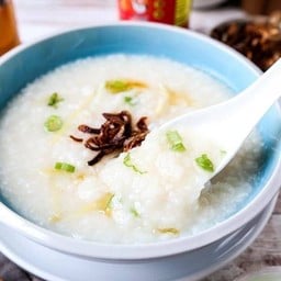 โจ๊กหมู+ตับลวก