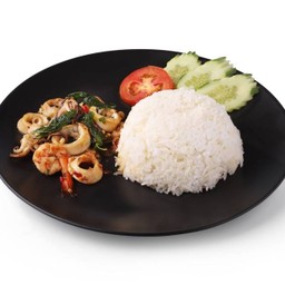 ข้าวกระเพราะทะเล