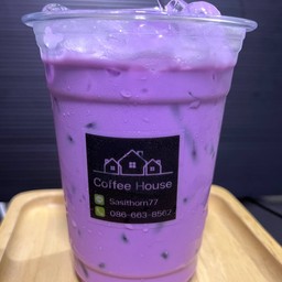 นมเผือกหอม+ ไข่บุกมุก