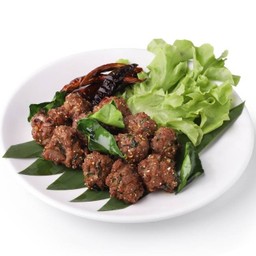 ลาบทอด