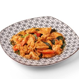 ไก่ผัดพริกเเกง