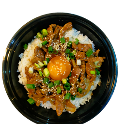 ข้าวหน้าเนื้อผัดซอส