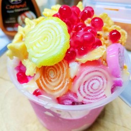 ปังเย็นนมชมพู