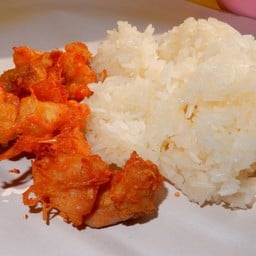 ไก่กระเทียมห่อ