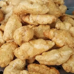 ลูกชิ้นปลาระเบิดขาว   ทอด