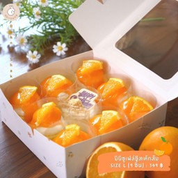 ชีสเค้กส้ม 9ชิ้น