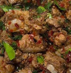 Spicy Stir Fried Pork Ribs