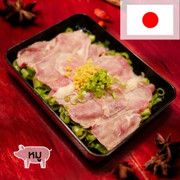 หมูสันคอสไลด์ (ถาด)