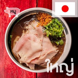 เตี๋ยวเรือ สันคอหมูโคจิปุตะสไลด์-เส้นใหญ่