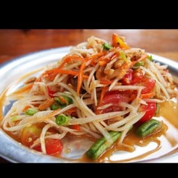 ตำแท้เหลา ส้มตำเส้นสับ ลุมพินี