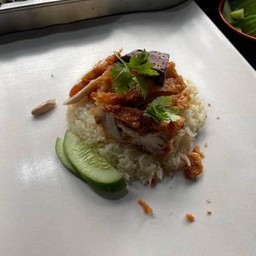 ข้าวมันไก่ทอดธรรมดา