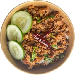 ข้าวกะเพราหมูสับ