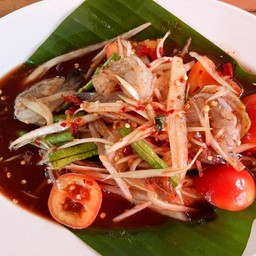 ตำกุ้งสด