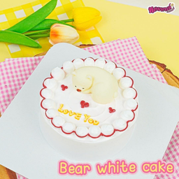 0.5 เค้ก Bear White