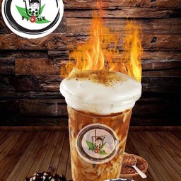 ชานมบราวชูก้าครีมชิสพ่นไฟ