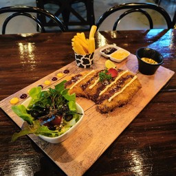 สเต็กพอร์คช็อพทอด สไตล์ญี่ปุ่น