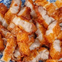 หมู3ชั้นทอดน้ำปลา