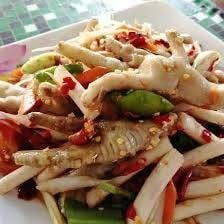 ตำไหลบัวตีนไก่ปลาร้า