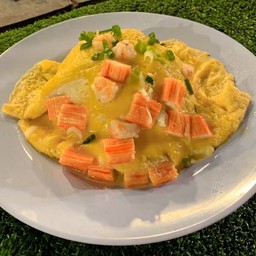 ข้าวไข่ข้น +กุ้ง+ปูอัด