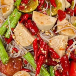 ตำขนมจีนหมูยอ