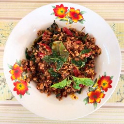 ผัดกะเพราหมูสับ