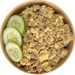 [อร่อยซ่ากับโค้ก] ข้าวไข่คั่วหมูสับ +  โค้ก ออริจินัล (กระป๋อง)