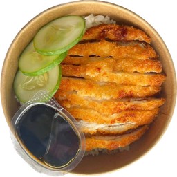 [อร่อยซ่ากับโค้ก] ข้าวไก่ทอดซอสเทอริยากิ +  โค้ก ออริจินัล (กระป๋อง) 