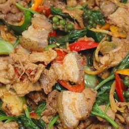 ข้าวกะเพราหมูป่า