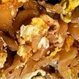 หัวไชโป๊ผัดไข่มังสวิรัติ