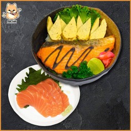Set 7 Salmon Teriyaki Don