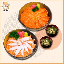Salmon Value Set 3 ชุดอิ่มคุ้มแซลมอน 3