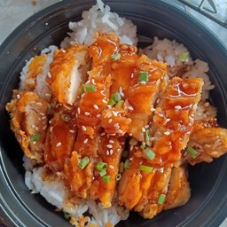 ข้าวไก่คาราเกะ+ซอสเทอริยากิ