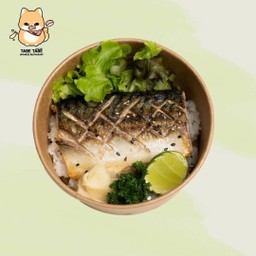Healthy Saba Shioyaki Steak Don Oil-Free ข้าวหน้าซาบะย่างเกลือไร้น้ำมัน