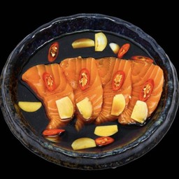 Shoyu Pickled Salmon แซลมอนดองซีอิ๊วญี่ปุ่น