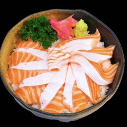 Salmon Toro Don ข้าวหน้าท้องปลาแซลมอน