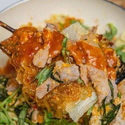 สุกี้หมู แห้ง