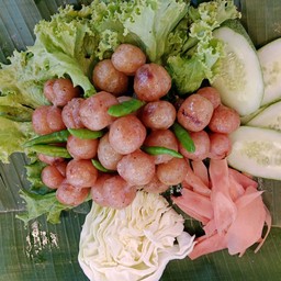 ไส้กรอกอีสานวุ้นเส้นชุดใหญ่  50ลูก